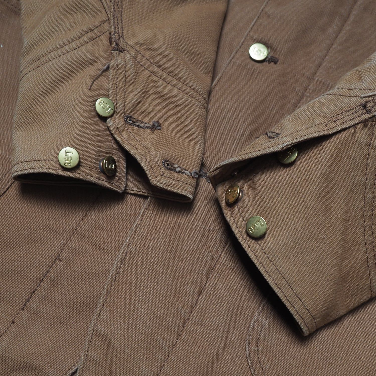 70s 80s ブラウンダック カバーオール Lee ビンテージ usa製 70s 80s ブラウンダック カバーオール Lee ビンテージ ライナー