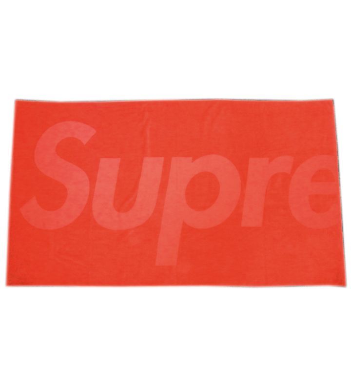 supreme Tonal Logo Towel タオル レッド baxvel.com