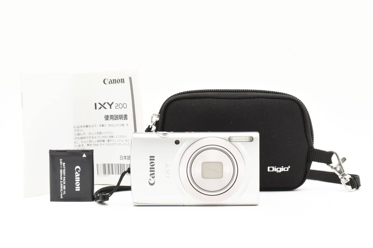 カメラ ☆極上品☆ キャノン CANON IXY 200 PC2333 シルバー 