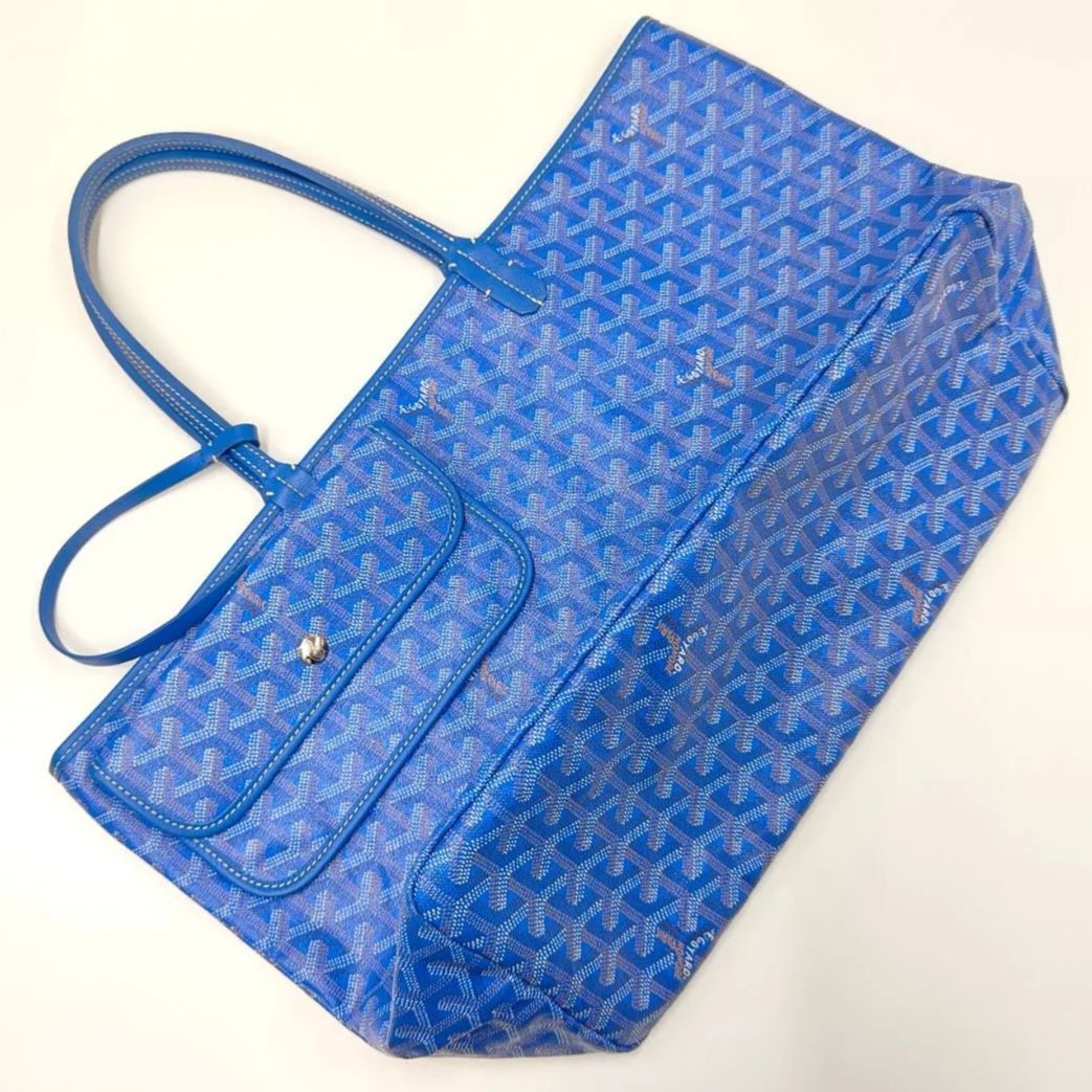 ゴヤールGOYARD サンルイPM スカイブルー