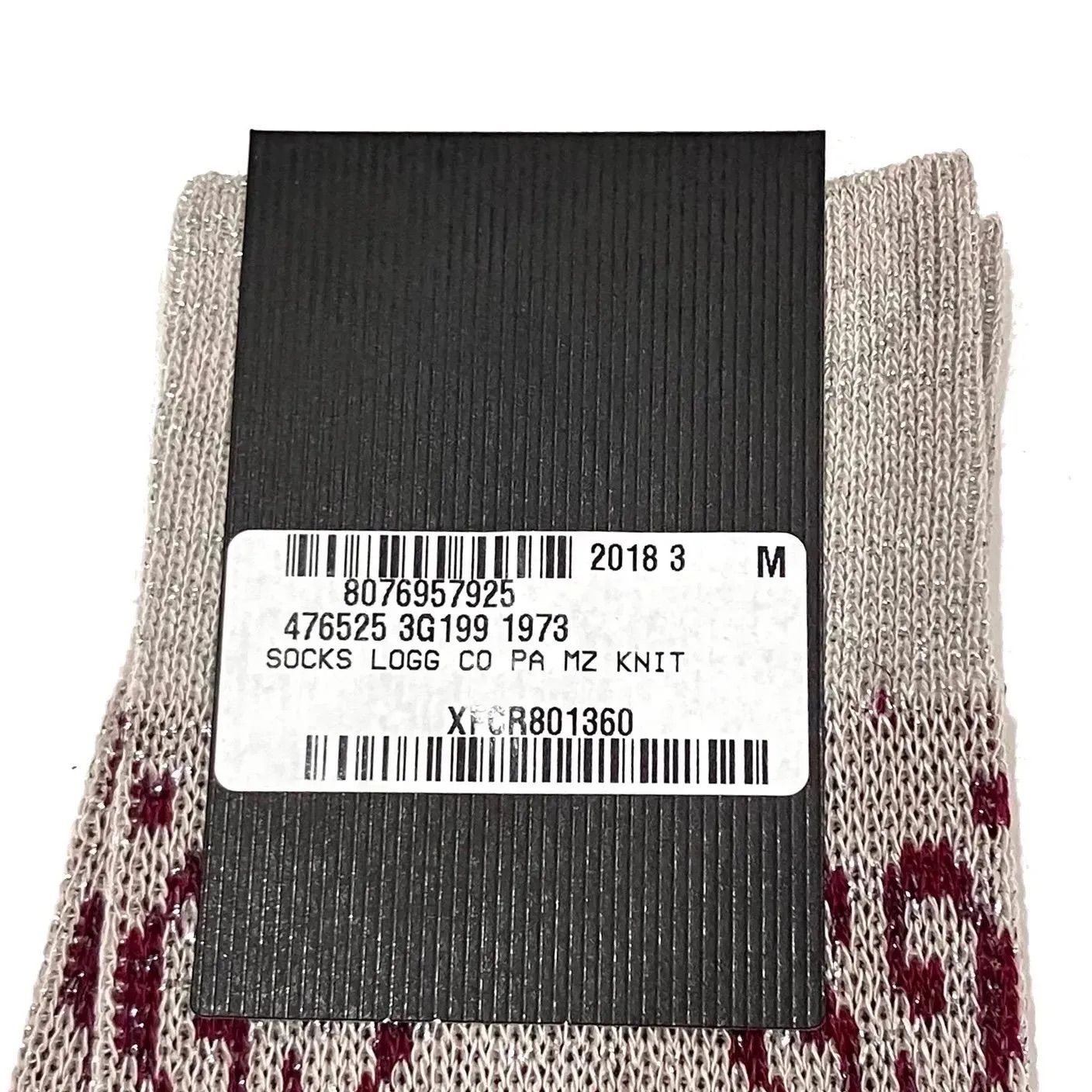 新品未使用】GUCCI グッチ GGモノグラム ハイソックス ラメ