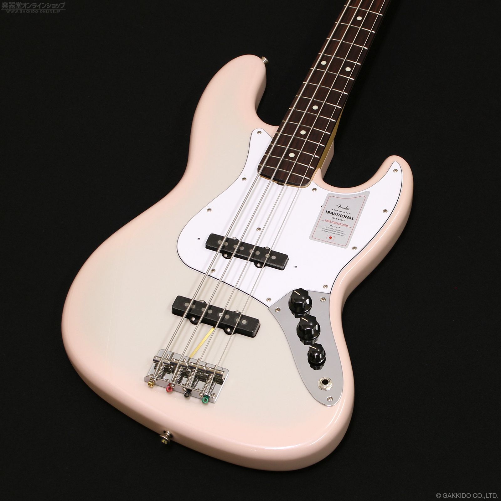 Fender Made in Japan Traditional 2025 Collection 60s Jazz Bass Stardust Pink