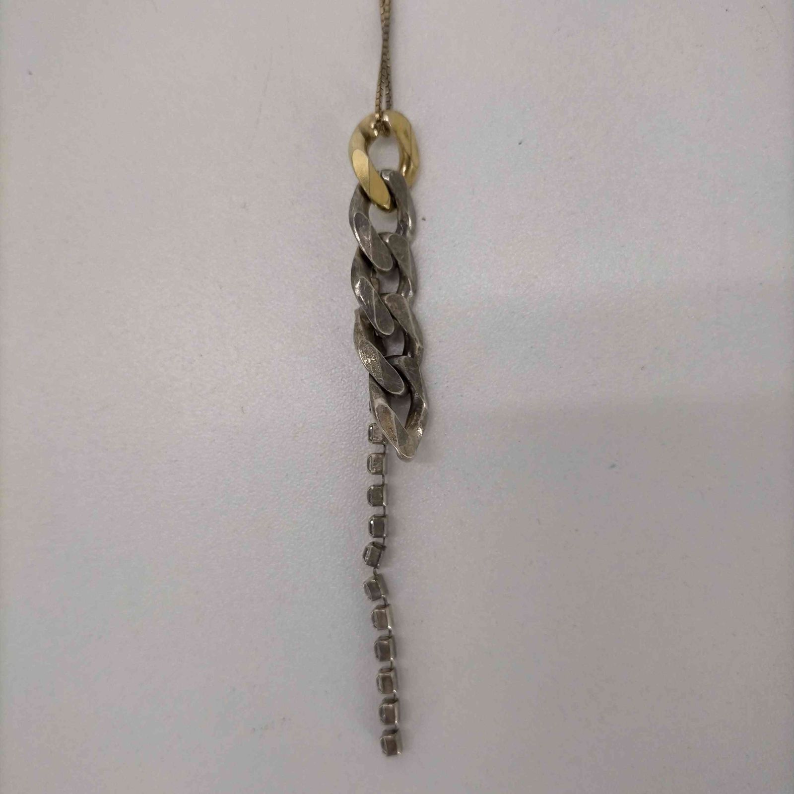 IOSSELIANI ネックレス 40cmカットボールチェーン】ネックレス K10ホワイトゴールド