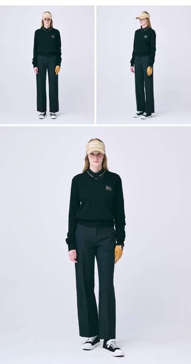 ストレートピックパンツ ネイビー