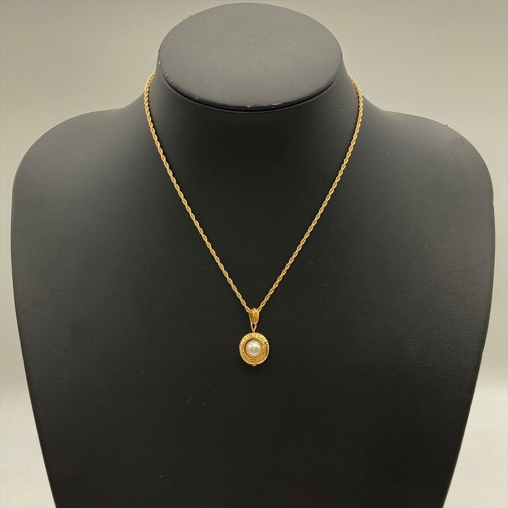 ジバンシー Givenchy ネックレス メタルg ゴールド フェイク