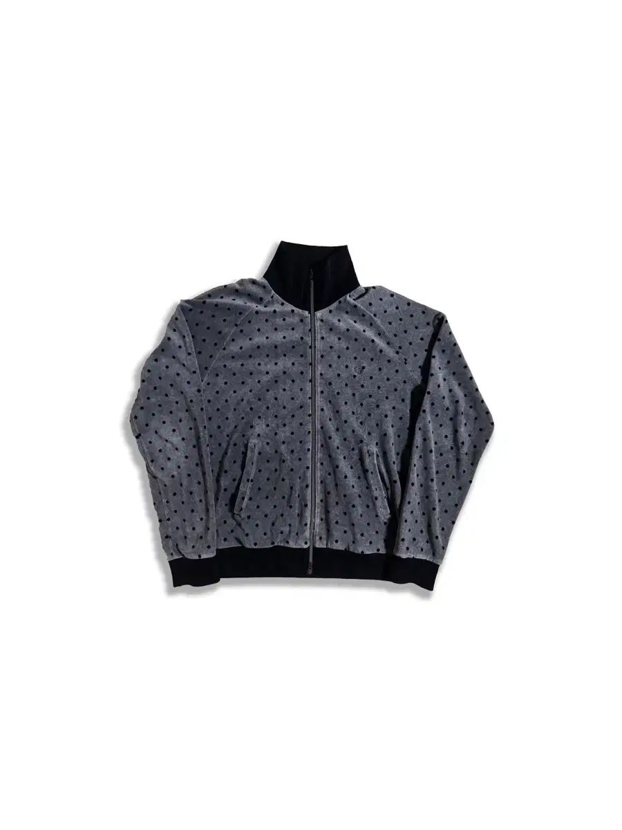 M FRED PERRY フレッドペリー ベロア ドットジップアップ