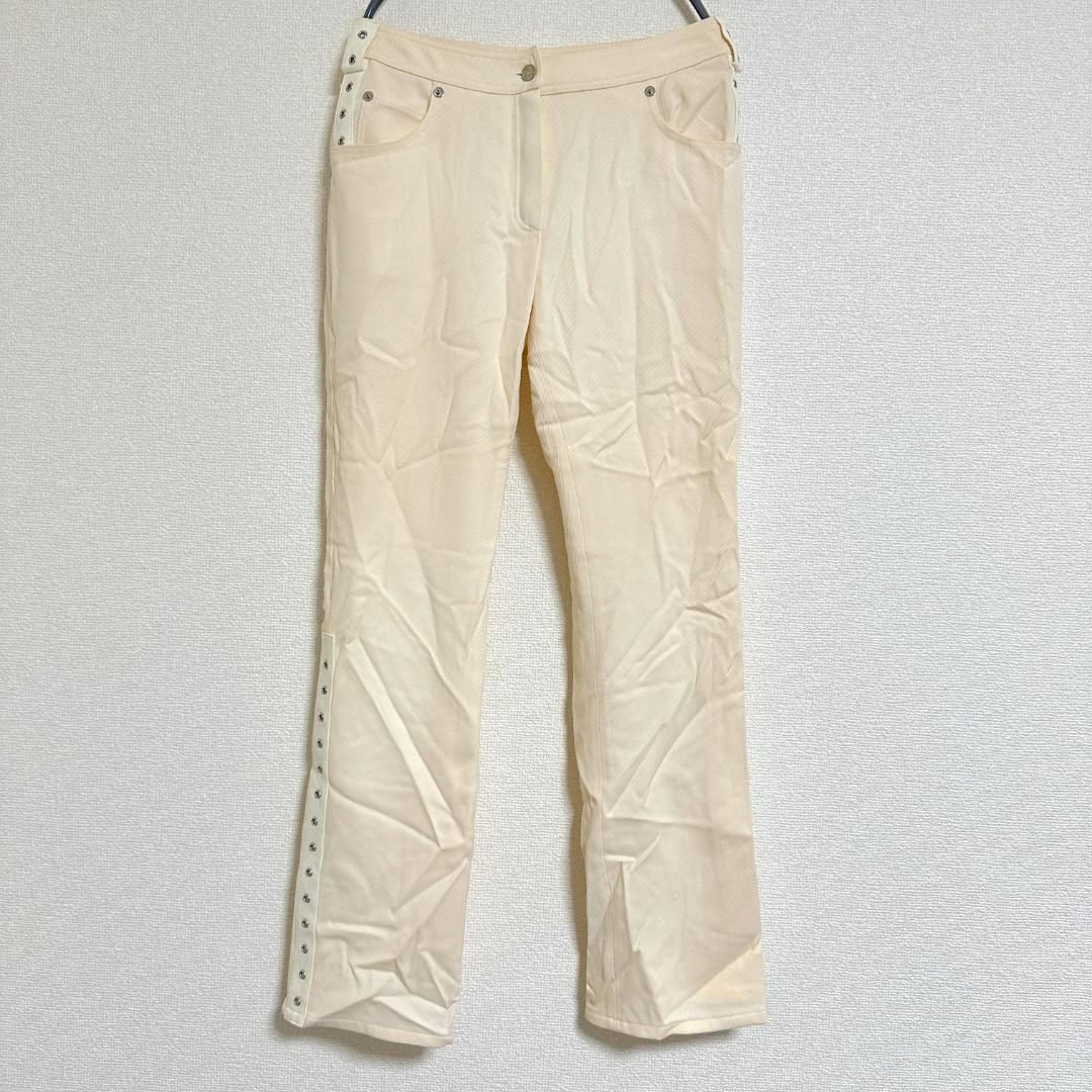 Christian Dior ジョンガリアーノ サイドメタル-ラインパンツ 34