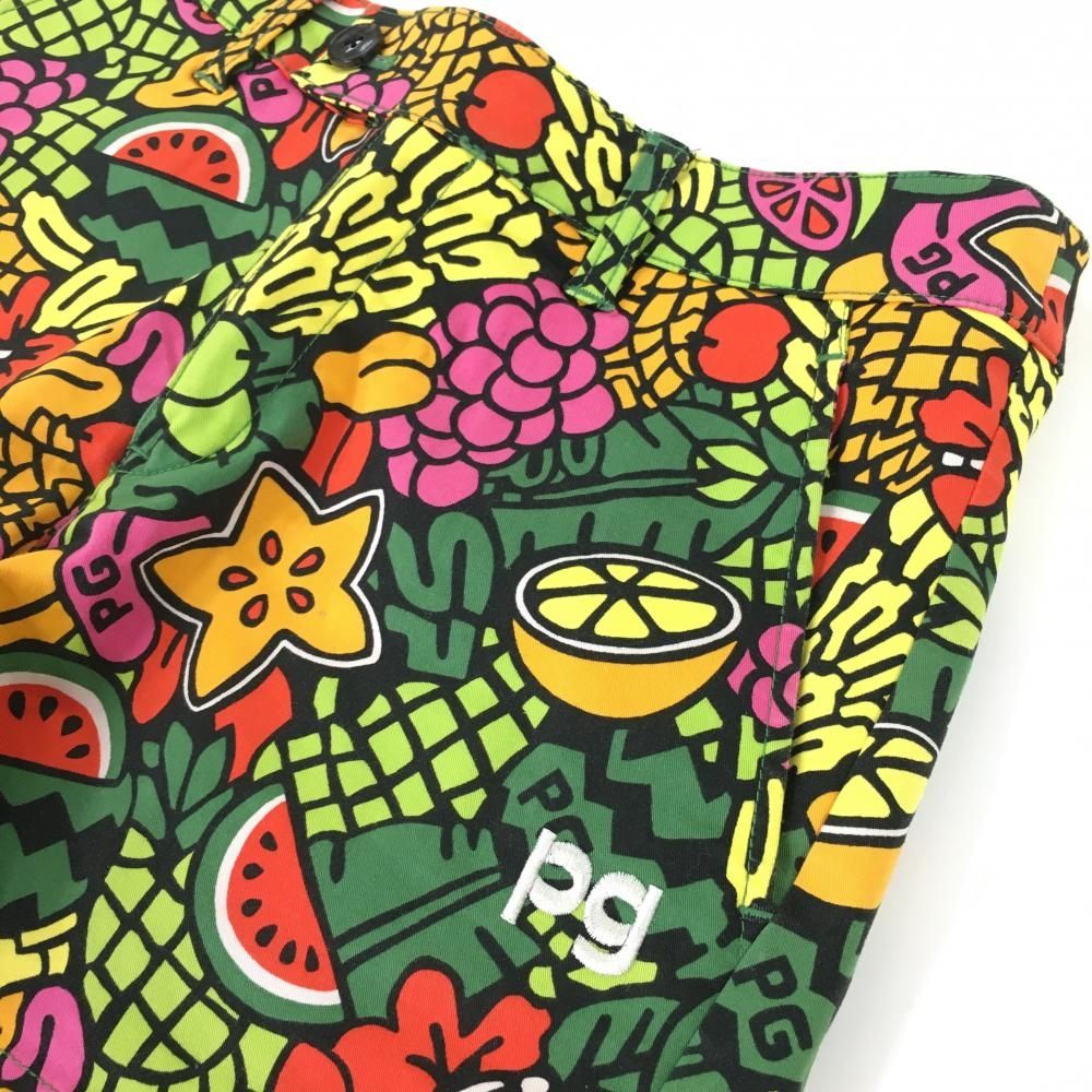 PEARLY GATESパーリーゲイツ 花柄ショートパンツ 美品　カラフル ☆特価☆【美品】パーリーゲイツ ショートパンツ マルチカラー