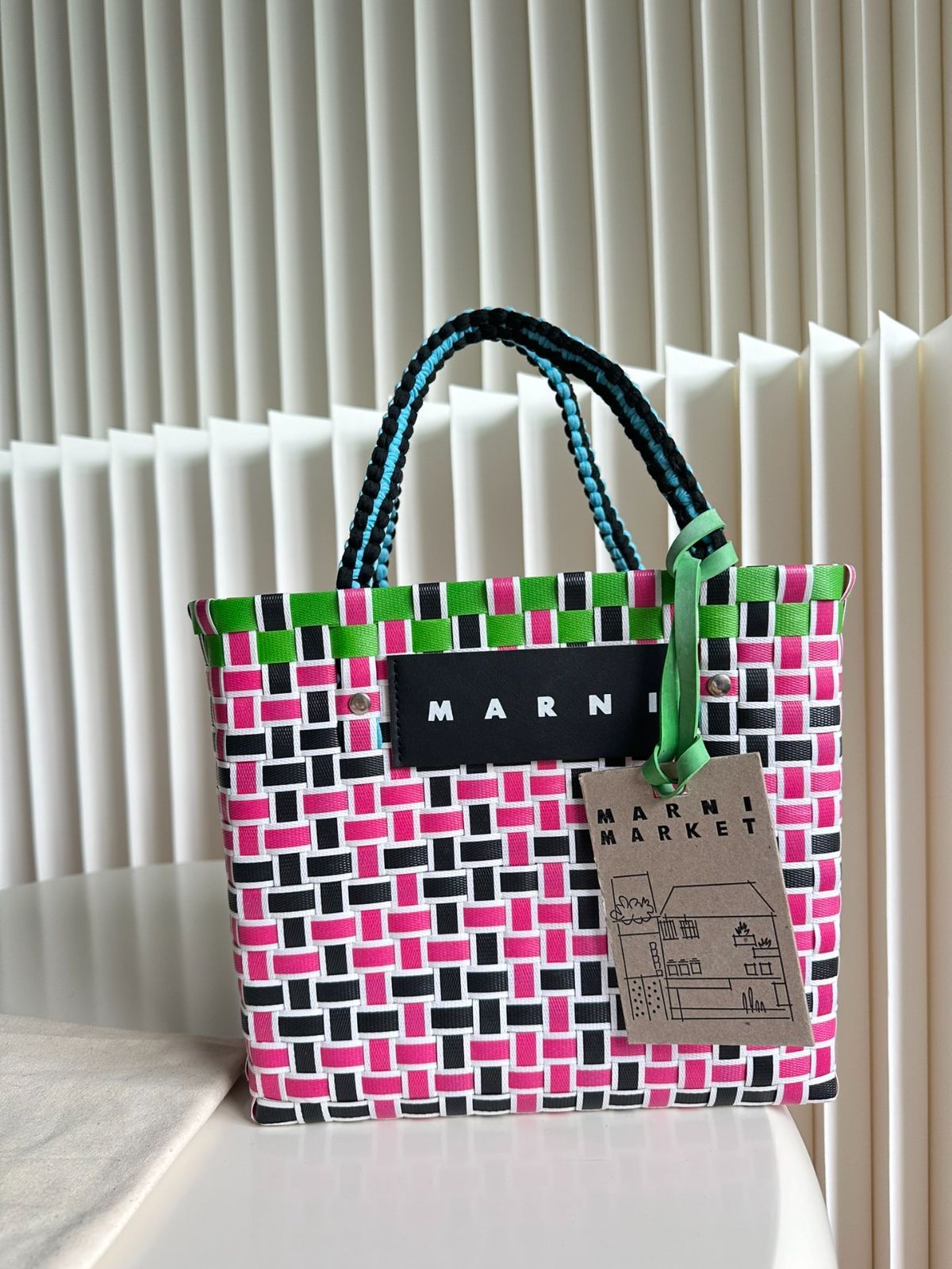 ファッション❣ Marni マルニ マルニ かごバッグ トートバッグ #64