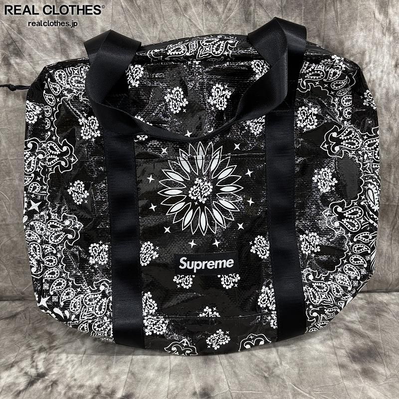 バッグ Supreme Bandana Tarp small Duffle Bag Supreme Bandana Tarp Small Duffle Bag Brown - SS21 - US