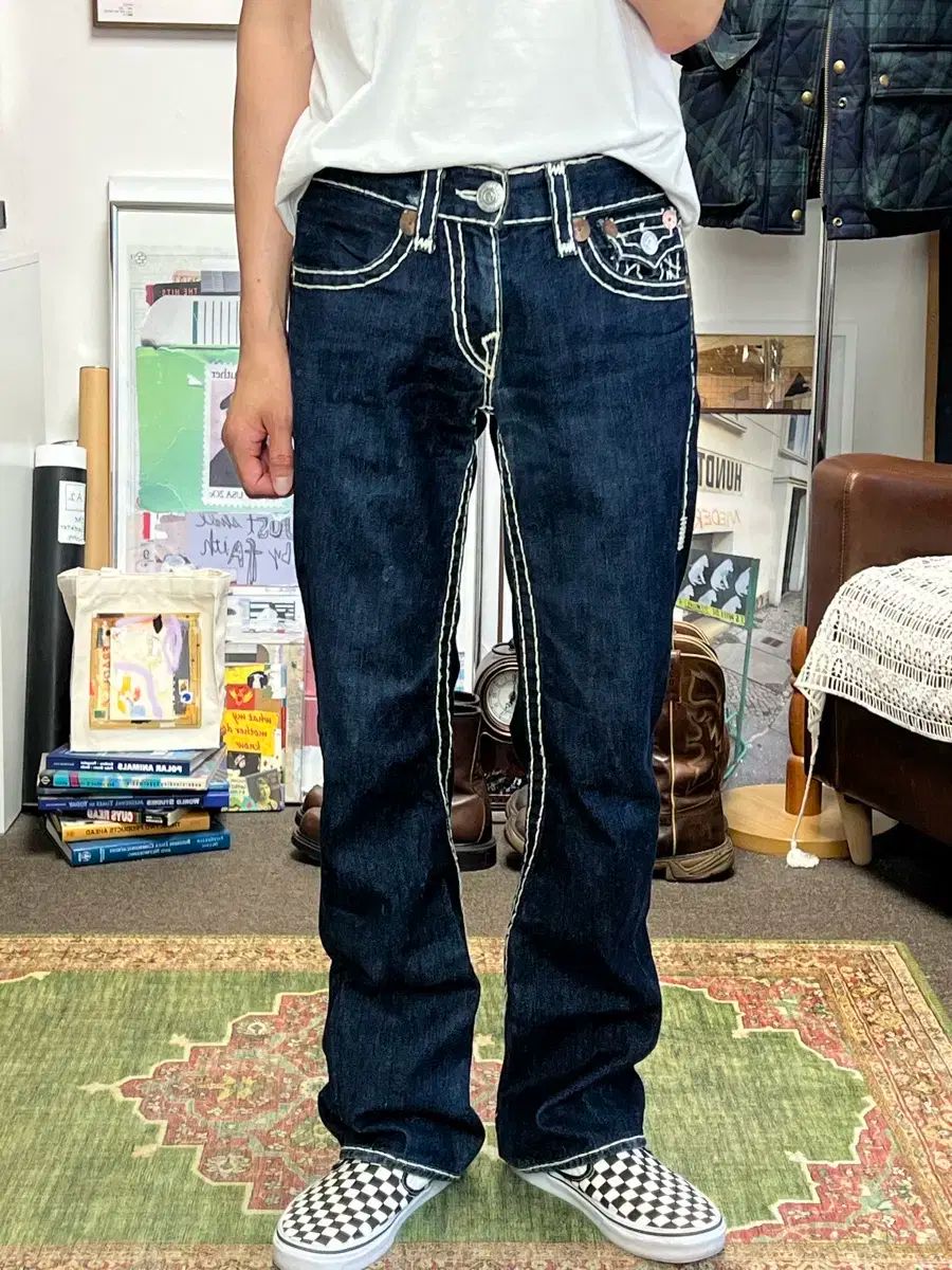 TRUE RELIGION(トゥルーレリュージョン) / ストレートパンツ/30/デニム/IDG// | 古着の販売・通販ならセカンドストリート True Religion デニムパンツ　30