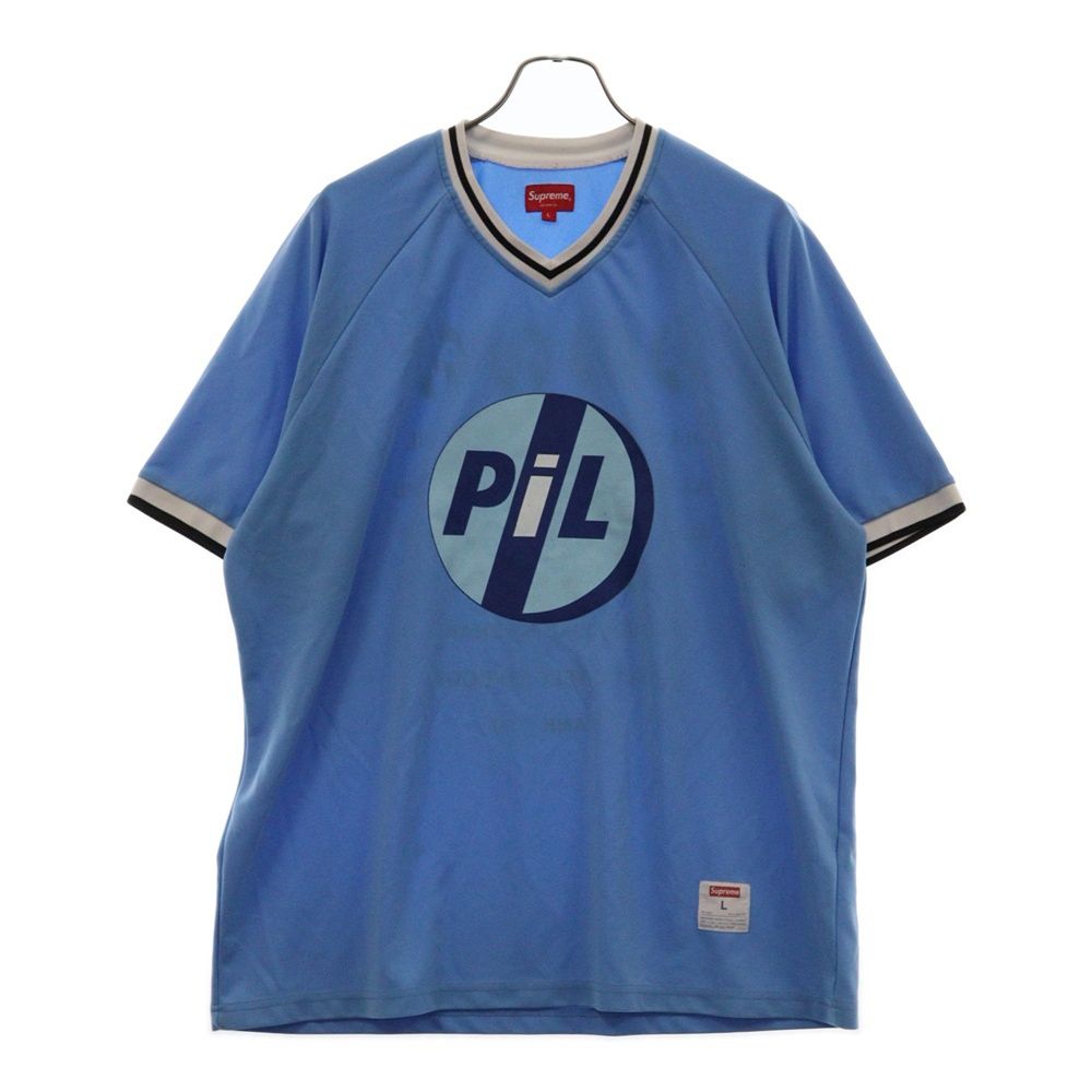 SUPREME (シュプリーム) 22AW PiL Baseball Top ピル ベースボールトップ 半袖シャツ カットソー ブルー