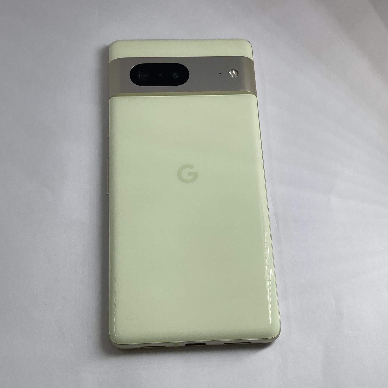 【全額返金保証】【最速発送】Google Pixel 7 128GB Lemongrass SIMフリー 動作確認済 白ロム
