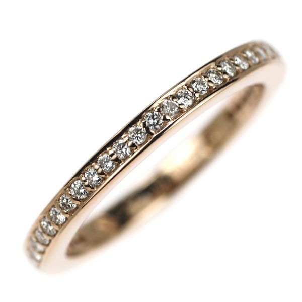 セイレーンアズーロ K18PG ダイヤモンド リング 0.35ct フルエタニティ 