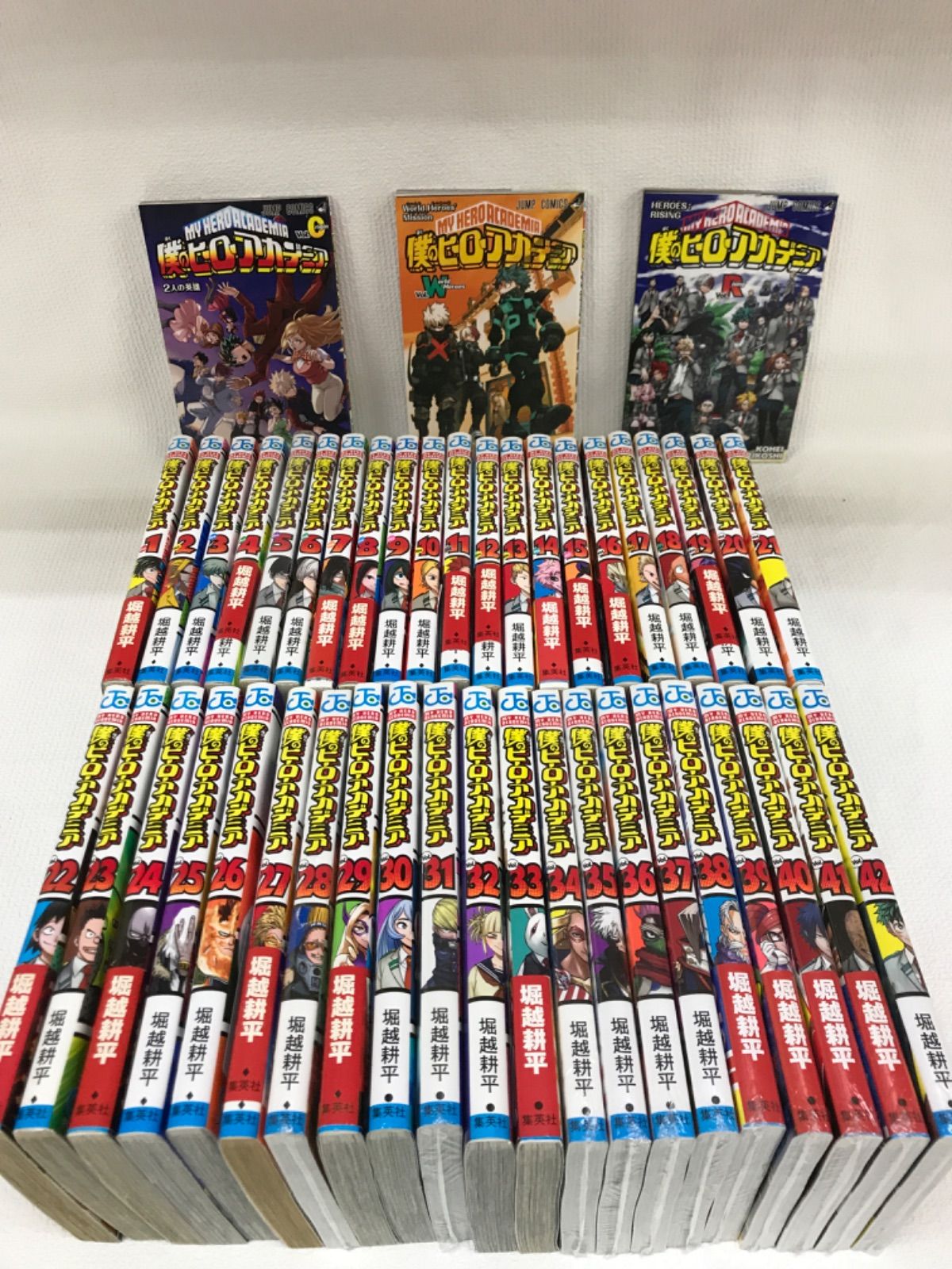 僕のヒーローアカデミア 1～42巻 全巻セット O巻 W巻 R巻 多数 ヒロアカ 堀越耕平 IV03F