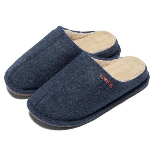 25.0~27.0 cm_ネイビー ニッポンスリッパ コアフィールぎゅっぱー あったかスリッパ 室内 冬用 足元が温かい Lサイズ ネイビー 302806