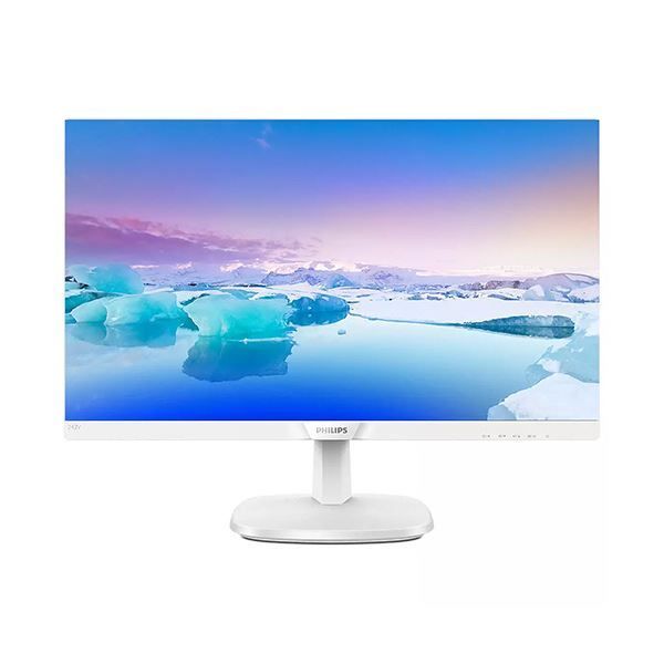 フィリップス23.8型ワイド液晶ディスプレイ スピーカー付 ホワイト IPSパネル 5年保証 243V7QJAW 11 1台