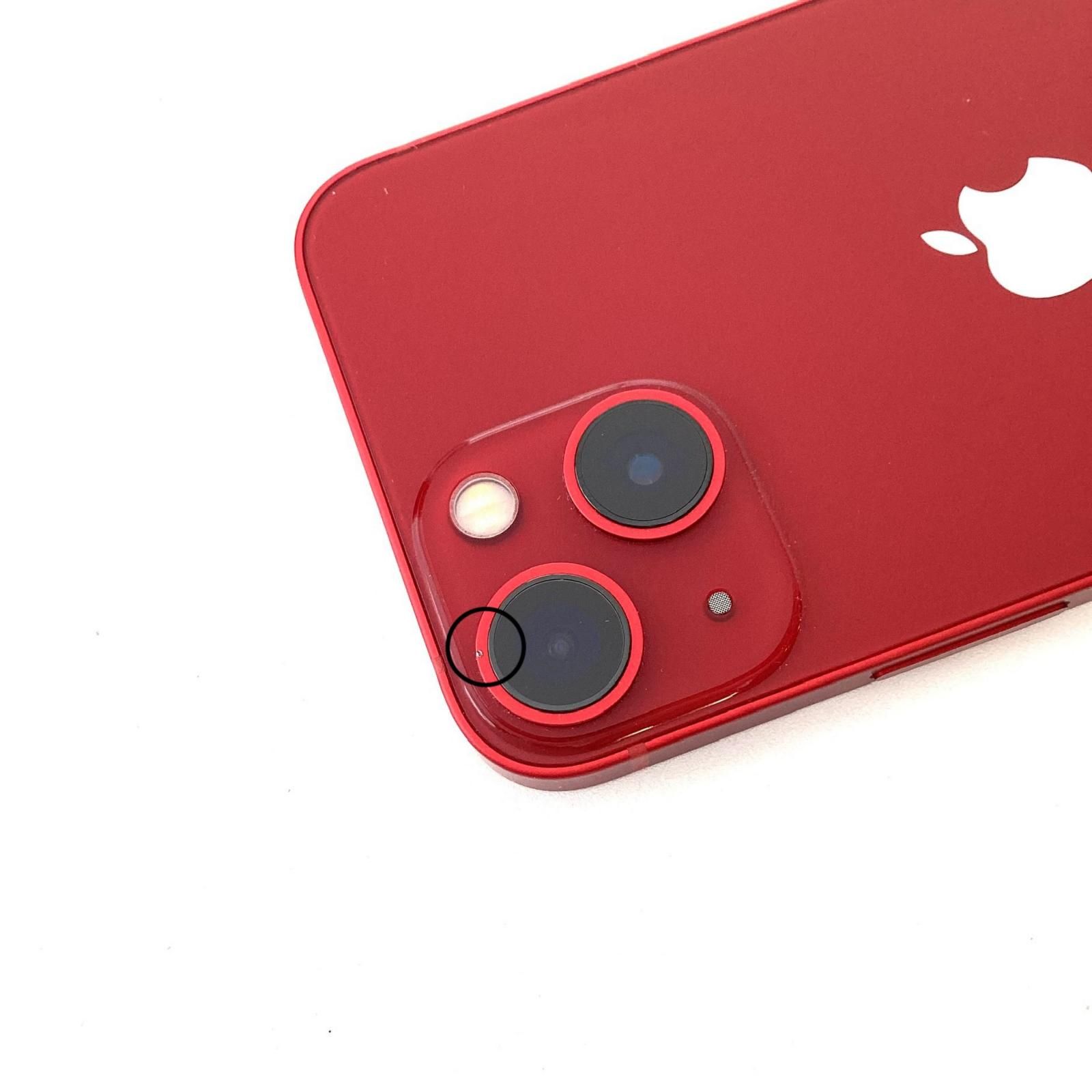 美品　iPhone 13 mini 128 GB SIMフリー　レッド　本体 中古】iPhone13 mini 128GB プロダクトレッド MLJG3J／A SIM