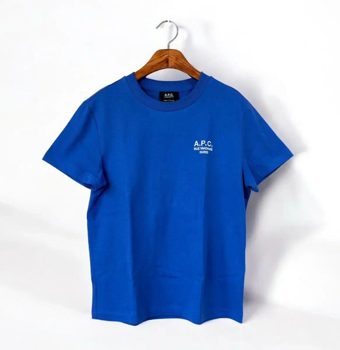 APC A.P.C. アーペーセー 半袖 T シャツ| 青 XXS