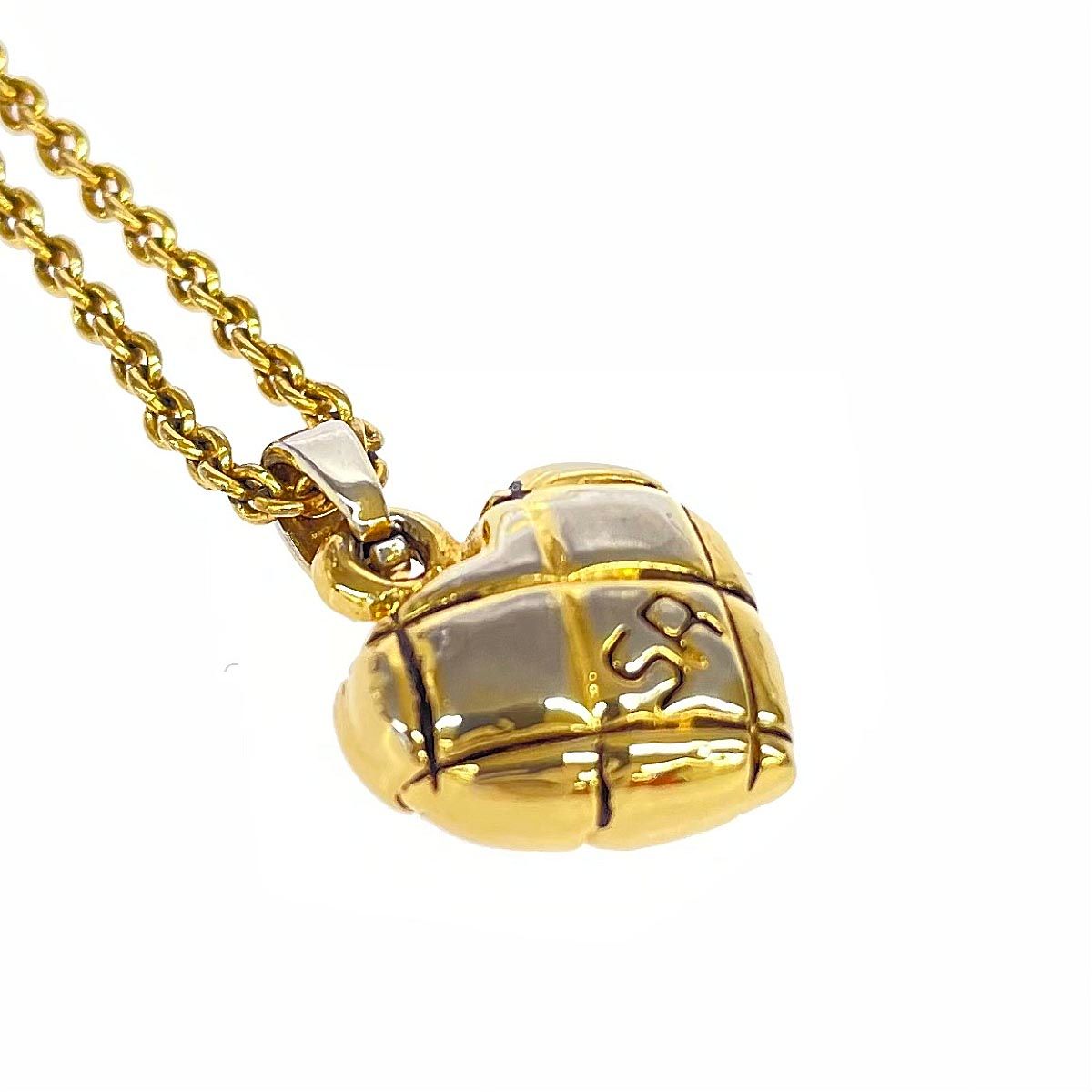 SONIA RYKIEL ソニアリキエル ネックレス SRロゴ ハート ヴィンテージ