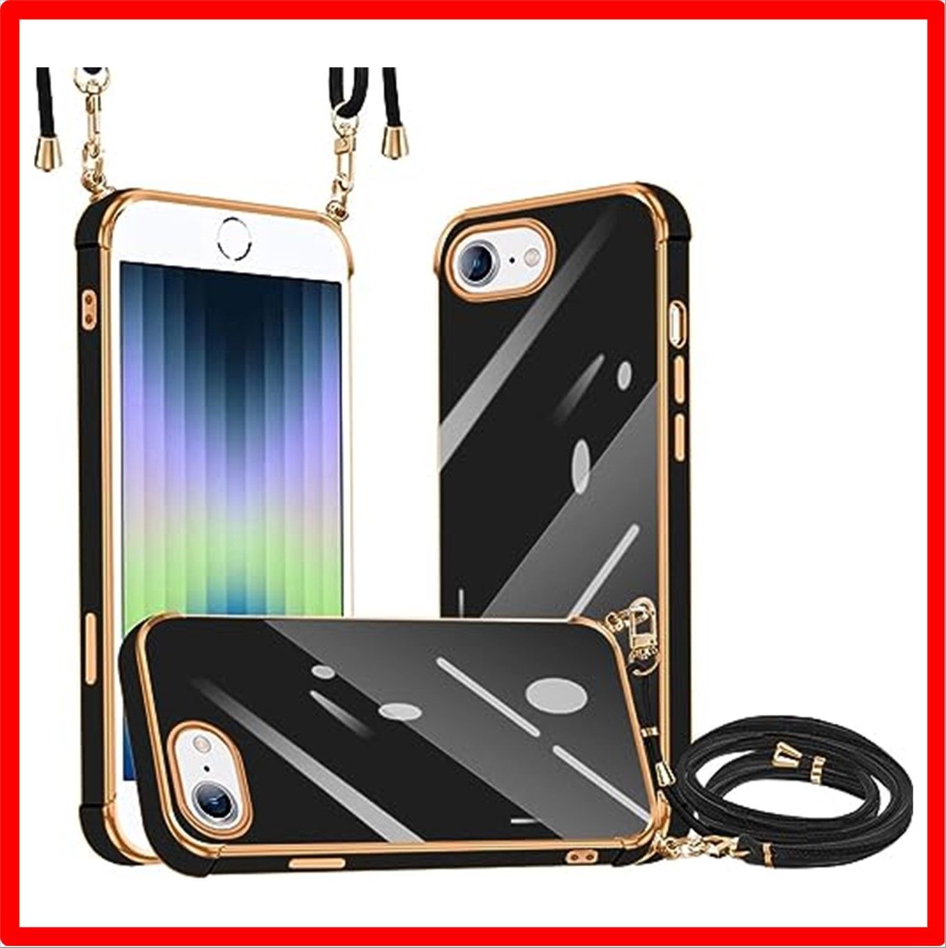 【セール中】 iPhone se3/iPhone se2/iPhone 8/iPhone 7_ブラック iPhone SE3 用 ケース 第3世代 iPhone