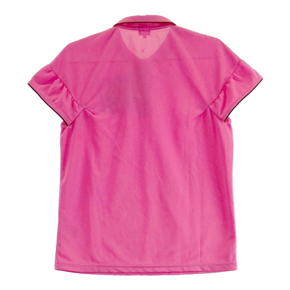 サイズ 38 ARCHIVIO アルチビオ 袖フリル 半袖ポロシャツ ピンク系 240101526143 ゴルフウェア レディース ストスト