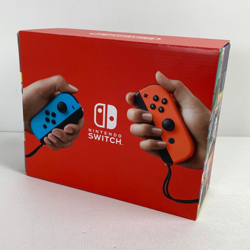 中古美品】 未使用 Nintendo Switch Joy-Con(L) ネオンブルー (R