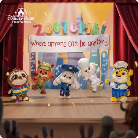 S2 10～15営業日発送 ディズニー ズートピア ニック ぬいぐるみ 上海