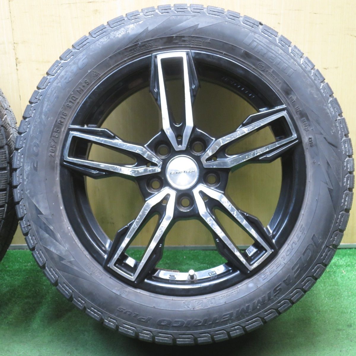 プジョー308スタッドレスホイールセットEURO TECH GAYA ELISI プジョー308スタッドレスホイールセットEURO TECH GAYA ELISI