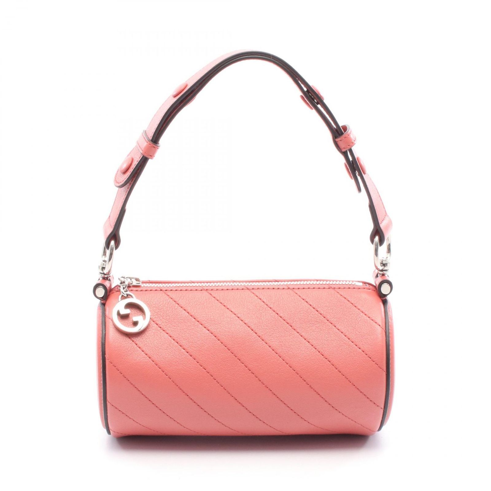 グッチ GUCCI ショルダーバッグ ブロンディ ミニ 760170 ピンク レザー ブロンディ ミニ ショルダーバッグ レディース Used A