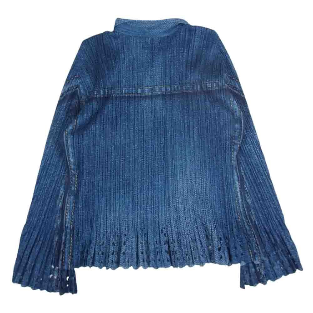 イッセイミヤケ pleats please デニム風パンツ プリーツプリーズデニム