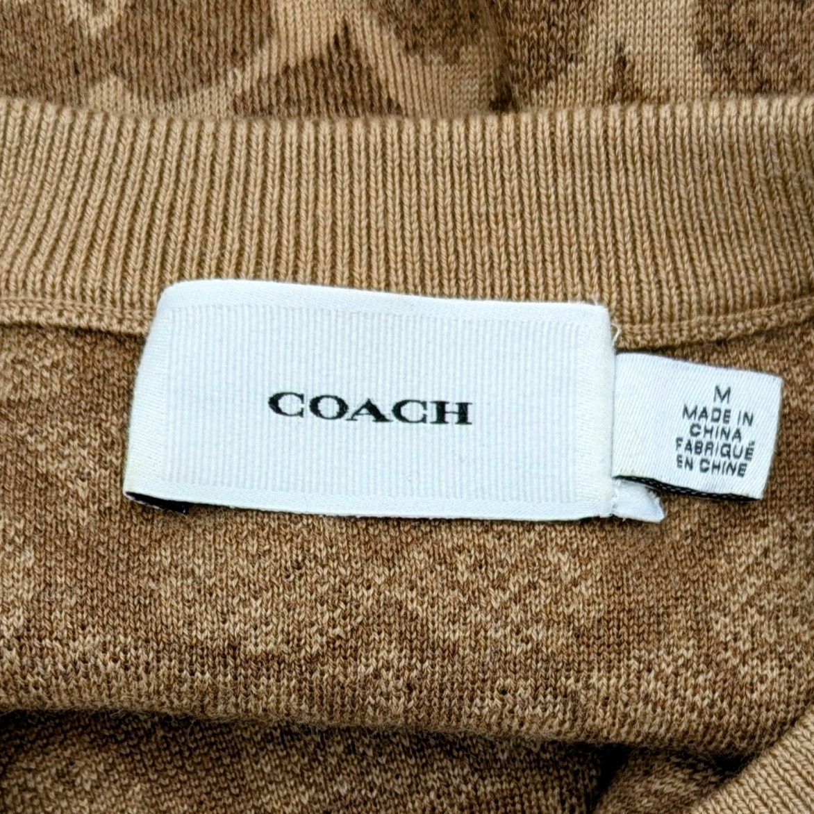 完売品】COACH コーチ シグネチャー セーター C7984 メンズ Mサイズ