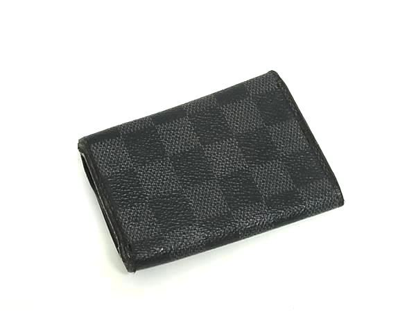 Louis Vuitton ダミエ ブラック キーケース ルイヴィトン 6連キーケース ダミエ・グラフィット