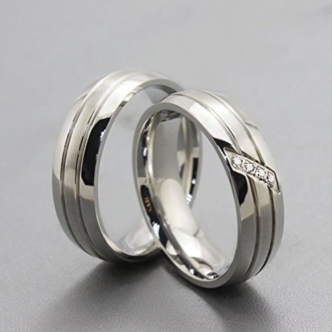X987 ペアリング 結婚指輪 シルバー レディース メンズ カップル ペア 