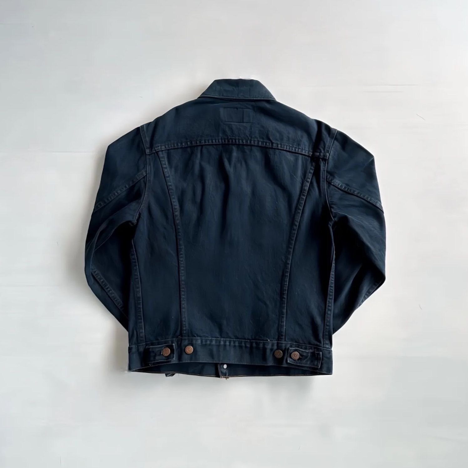 80s USA製 リーバイス70505 デニムジャケット 後染め ブラックLevi