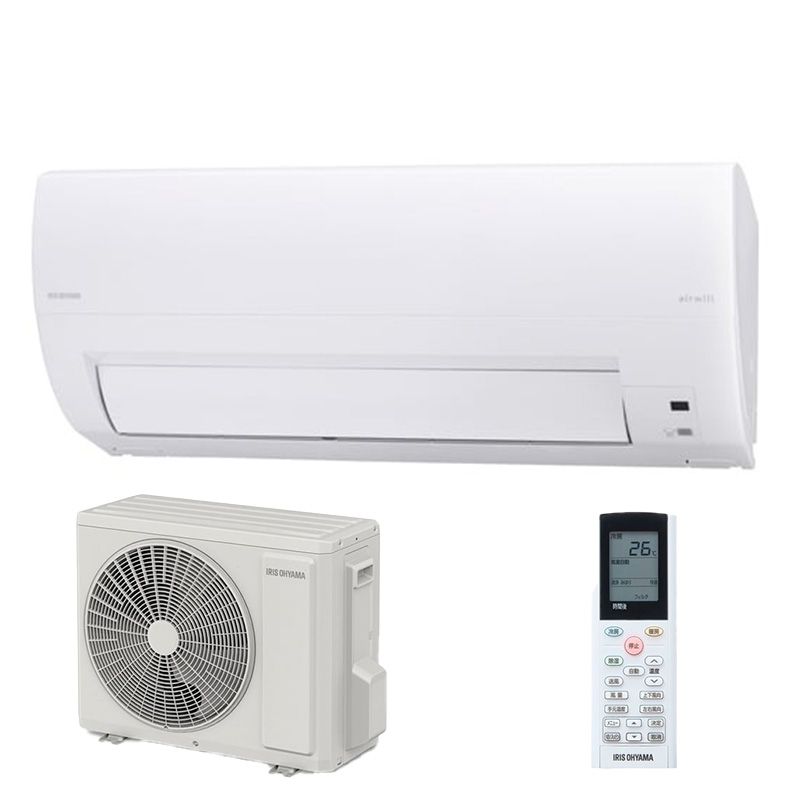 メーカー正規品 IRIS OHYAMA アイリスオーヤマ フィルター自動清掃機能付エアコン 主に6畳 2.2kW IAF-2207M