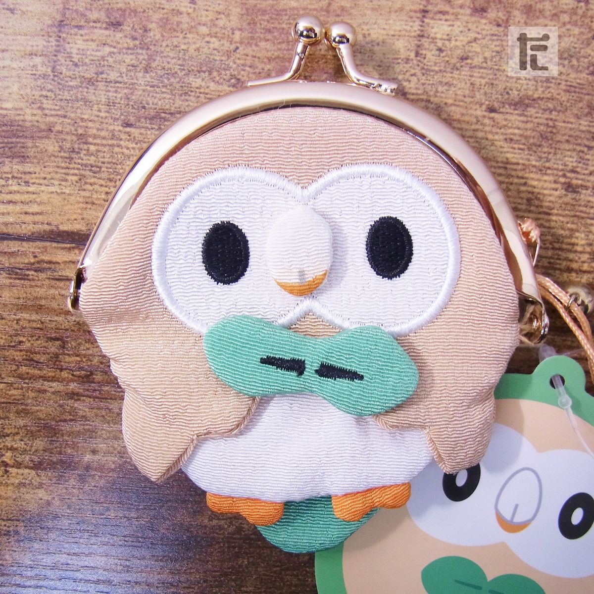 ポケモンセンター 和柄 モクロー みにがま口財布 紙タグ付き / PK00251