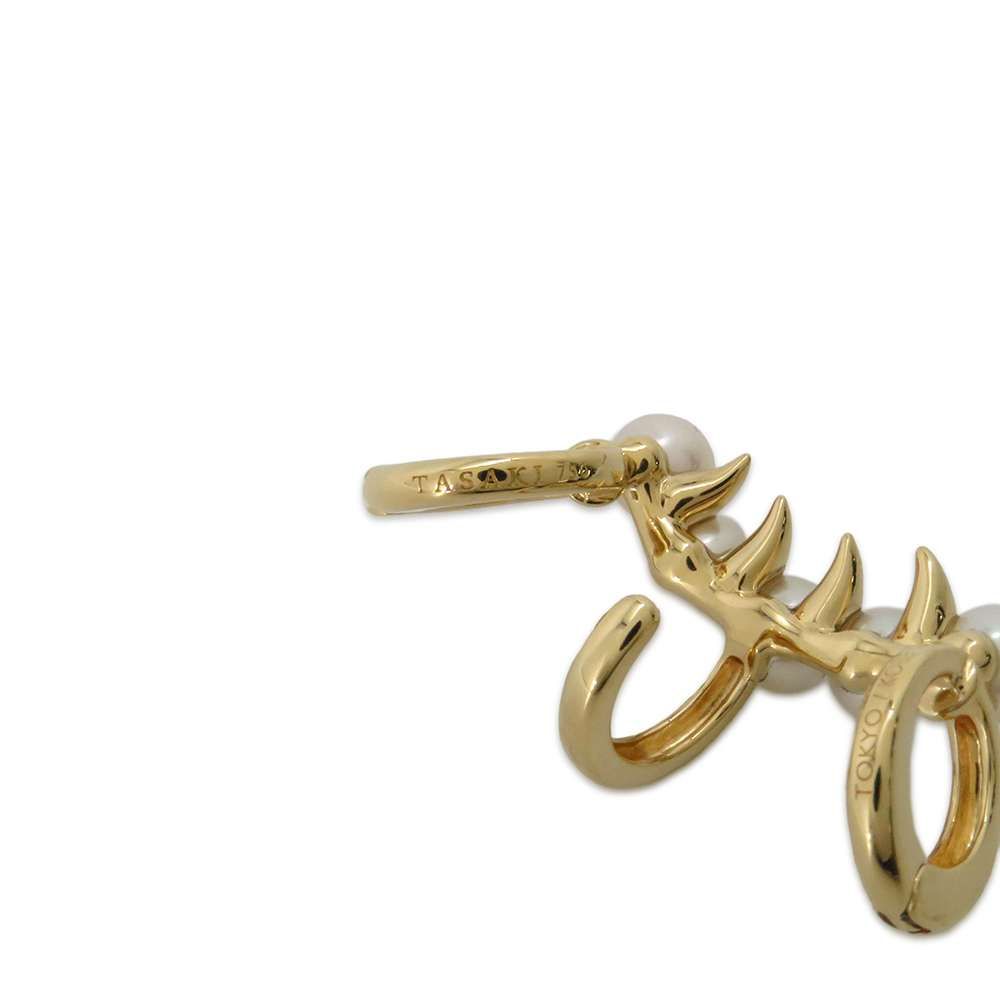 タサキ イヤーカフ デインジャー スコーピオン イヤーカフ あこや真珠  