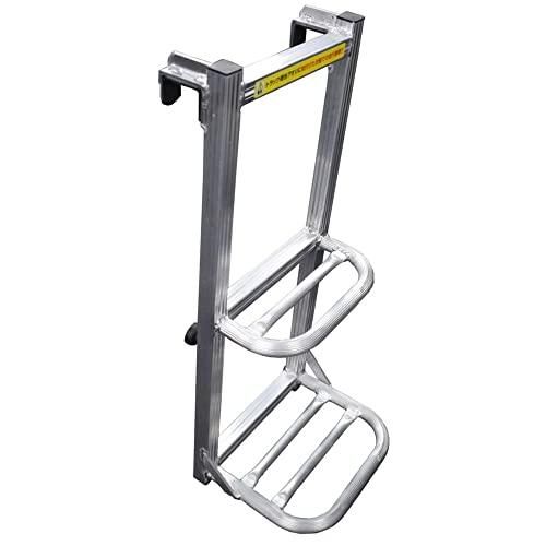 2営業日で発送 シンセイ トラック用荷台はしご 2段 74x30cm