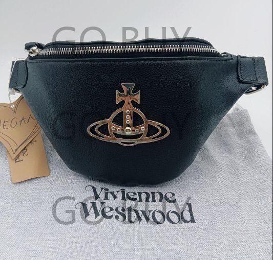 美品 VivienneWestwood ヴィヴィアンウエストウッド バッグ ショルダーバッグ 男女兼用 ブラック