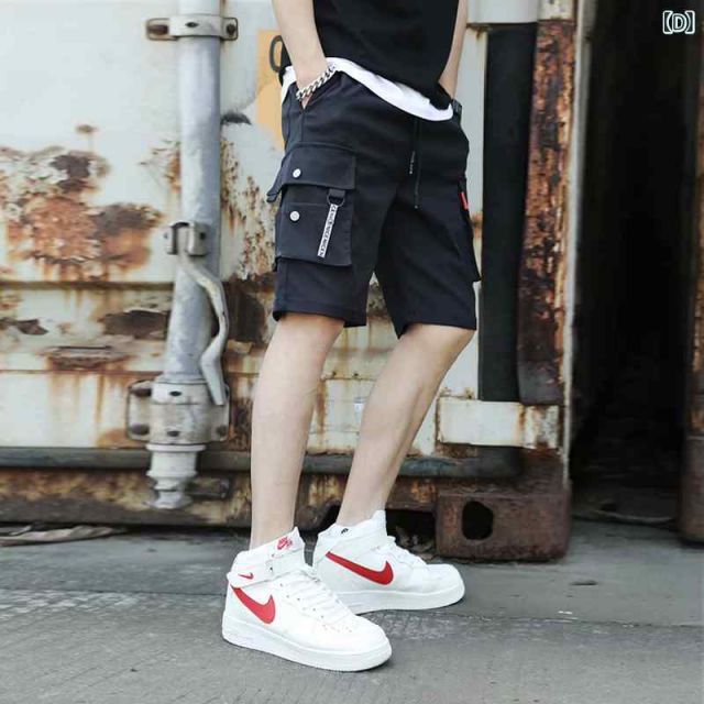 [3XL]メンズ ファッション 服 用 オシャレ シンプル 大人 かっこいい ストリート 夏コーデ パンツ ズボン 履物  ストリート カジュアル パンツ レトロ 