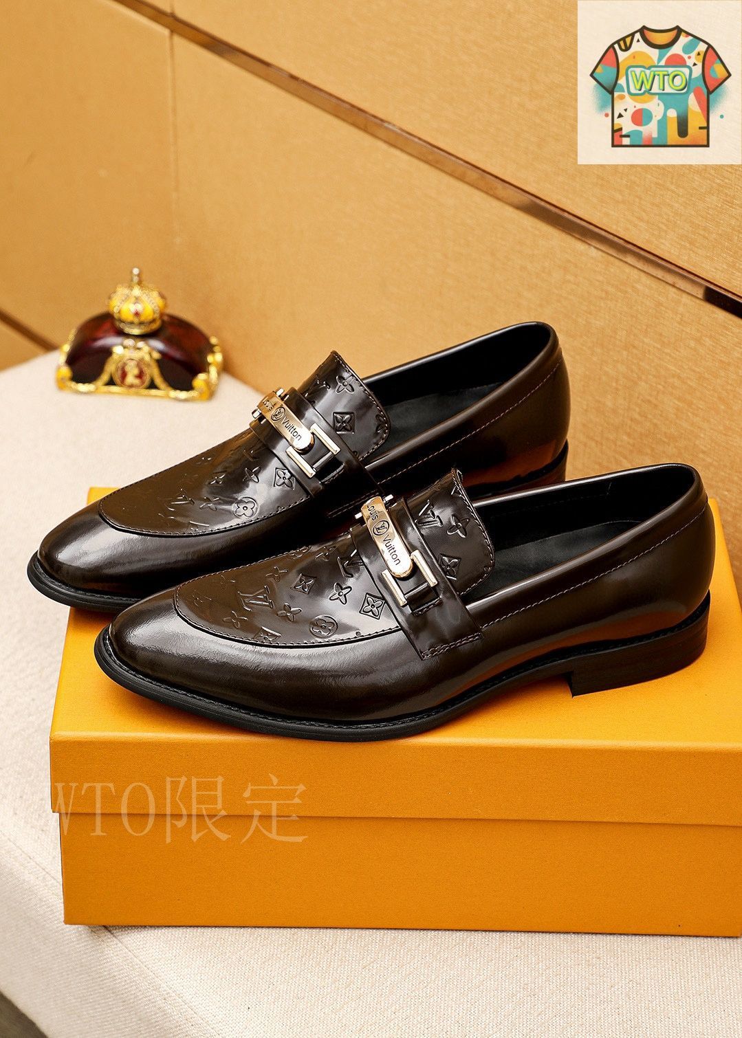 a*e様 【定価約25万円 ⭐︎極美品】LOUIS VUITTON レザーシュー LOUIS VUITTON ルイ・ヴィトン カジュアルレザーシューズ25
