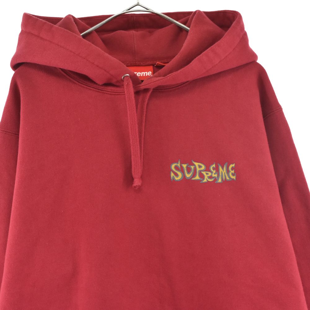 SUPREME (シュプリーム) 18AW Potrait Hooded Sweatshirt ポートレート プリント スウェット パーカー レッド  - メルカリ