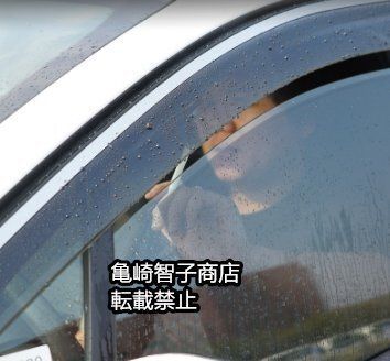 フォルクスワーゲン ID.4 CROZZ MK1 2021年以降モデル 用 シルバークローム調 ウィンドウレインガードWP 28