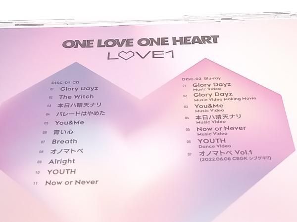 ONE LOVE ONE HEART CD LOVE1(TYPE-A)(Blu-ray Disc付) 