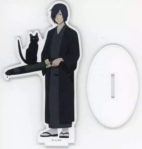 夏目友人帳 猫の日 アクリルスタンド TSUTAYA 的場静司 夏目友人帳 TSUTAYA 限定 猫の日 的場静司 アクリルスタンド