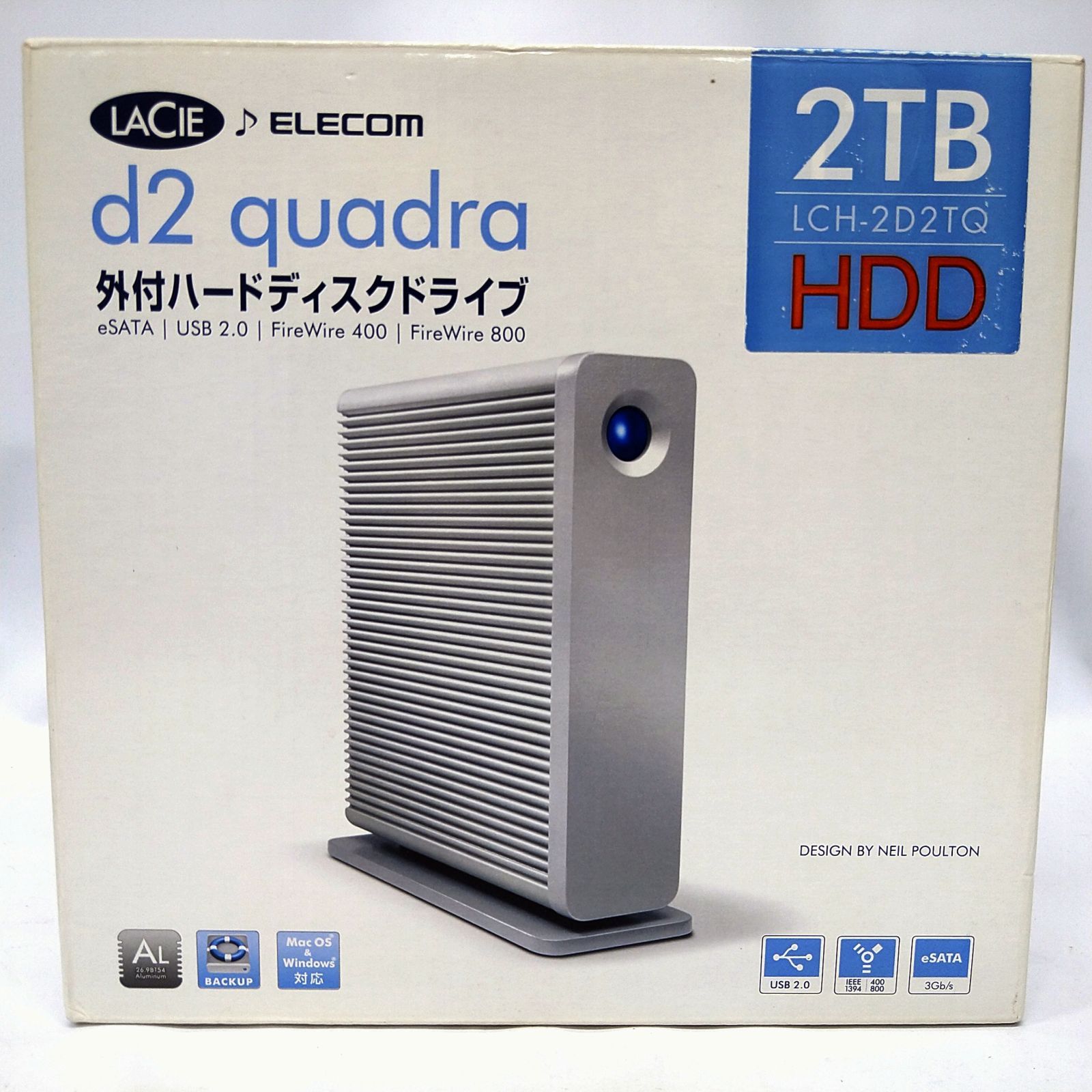 中古／美品】”Windows11動作確認済み” LaCie 3.5インチ外付HDD