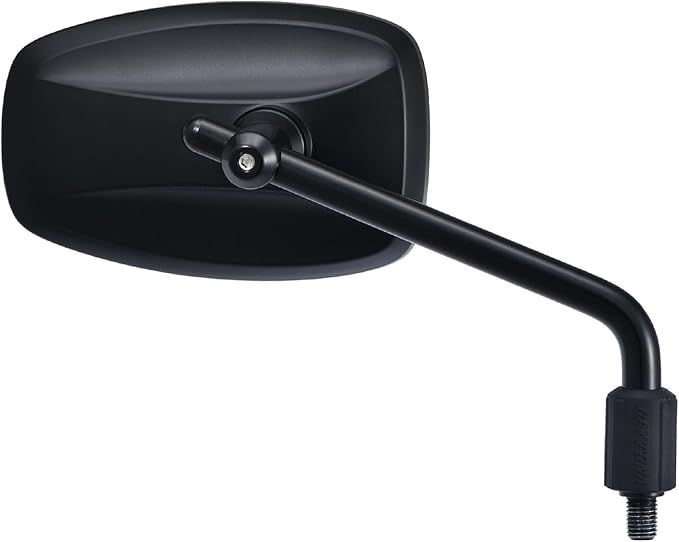 デイトナ(Daytona) ハイビジミラー バイク用 ミラー 10mm正ネジ 耐振 広角 新保安基準適合 パラレル ロー ブラック 左右共通 片側1本 15408