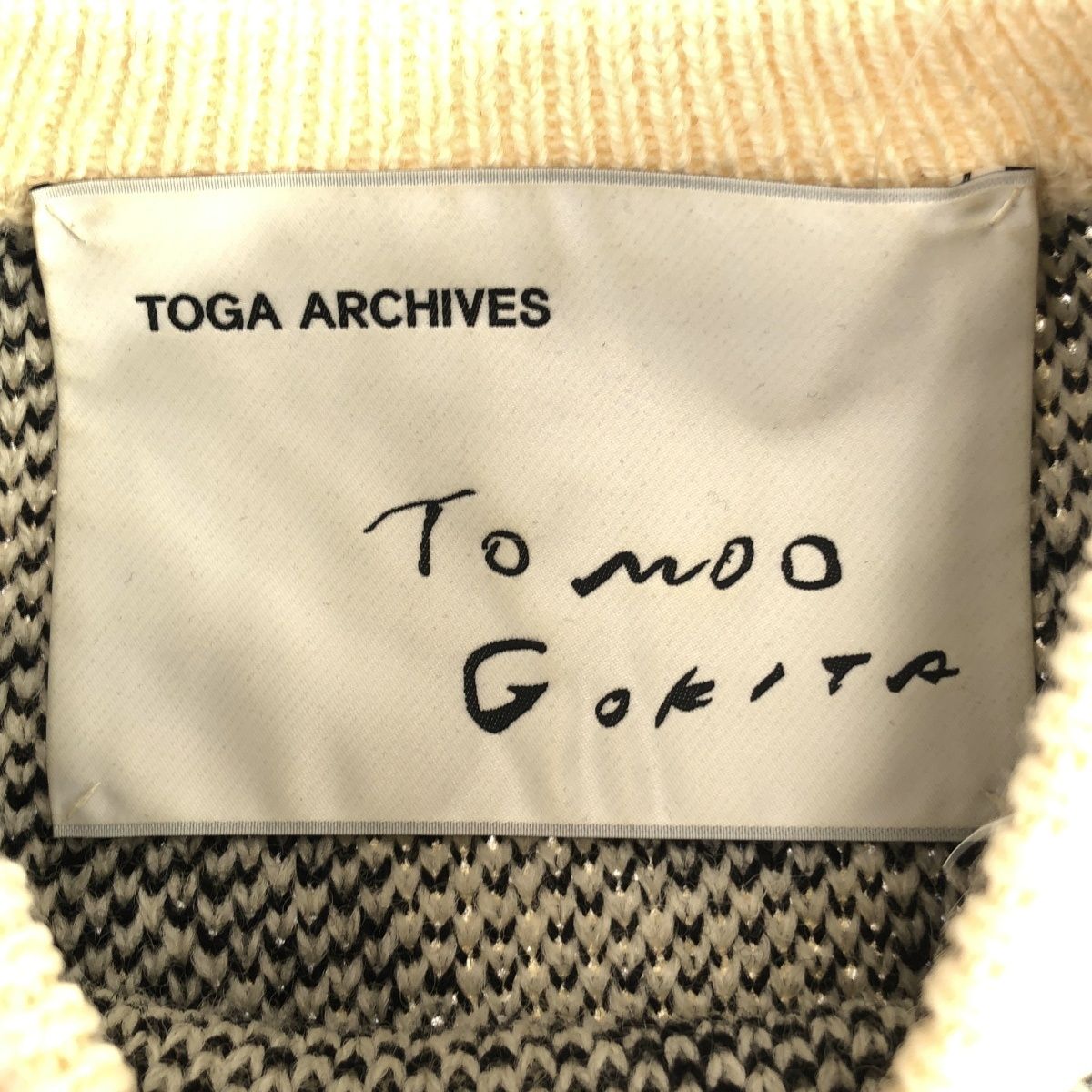 TOGA ARCHIVES トーガアーカイブス 21AW tomoo gokita 薔薇ジャガード 