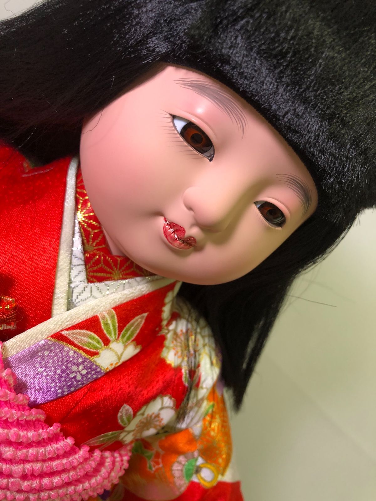 夜のかくれんぼ : 消えた市松人形 (初版レア‼️) 昭和レトロ】市松人形 久月作 高さ41cm Amazon | 人形の久月